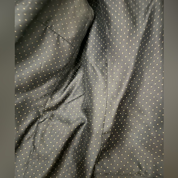 Zara Basic Brown Plaid Blazer with Elbow Patches - Size L - Picture 3 of 7